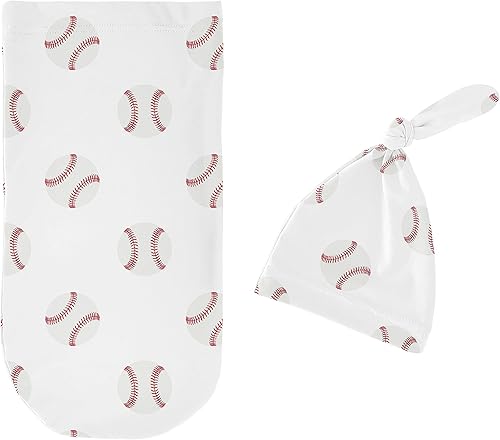 Miniatura 8 de Sweet Jojo Designs Conjunto de manta para bebé con diseño de avión, diseño de capullo y gorro para recién nacido, manta para ir a casa, conjunto de