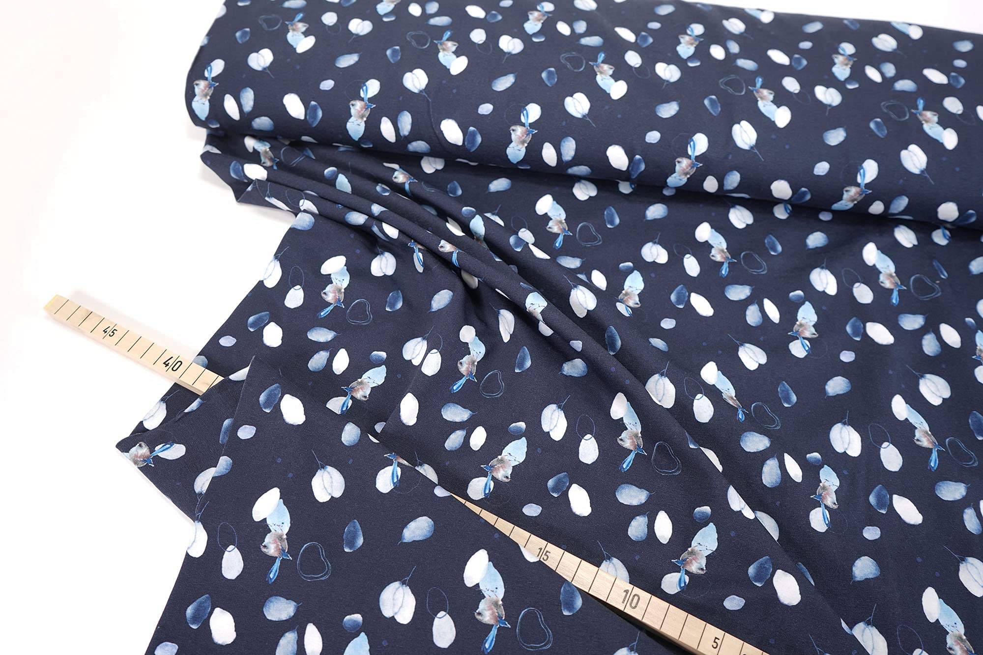 Cotton jersey • Little Birds • by Stenzo 0.5 m