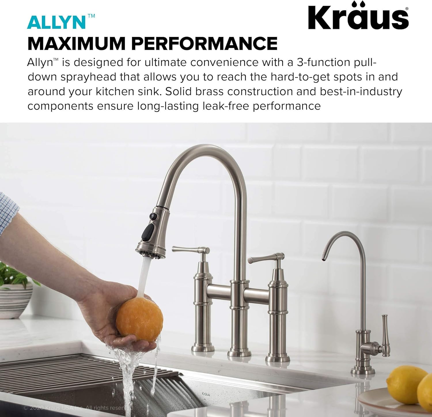 70% Off Everything Kraus KPF-3121SFS Allyn Transitional Bridge Kitchen Faucet with Pull-Down Sprayhead, Spot Free Stainless Steel Get Popular Offer Kraus KPF-3121SFS Allyn Transitional Bridge Kitchen Faucet with Pull-Down Sprayhead, Spot Free Stainless Steel