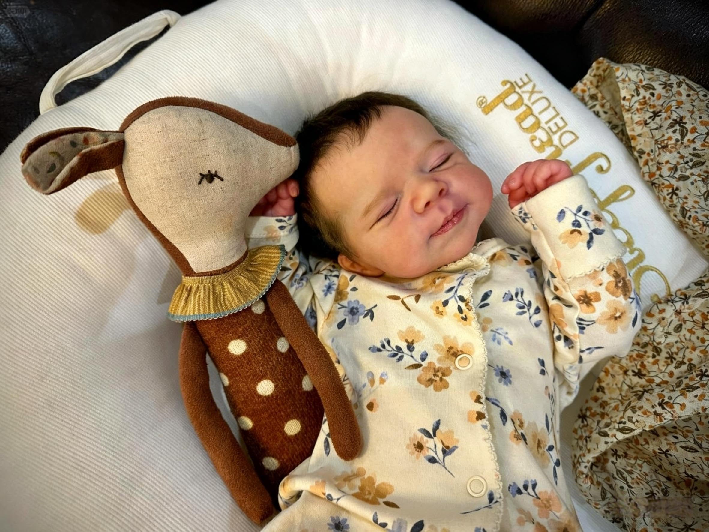 RXDOLL Reborn Baby Dolls silikonowe całe ciało, realistyczna dziewczyna, 45 cm, anatomicznie poprawna, wodoodporna, w pełni silikonowa, realistyczna lalka bobas, dziewczyna, która wygląda jak