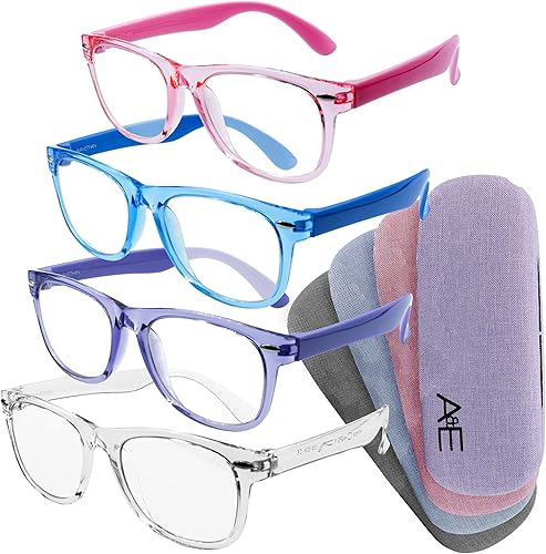 GALVANOX Ava & Ethan - Gafas de luz azul para niños, bloqueo de luz para computadorajuegos GALVANOX Ava & Ethan - Gafas de luz azul para niños, bloqueo de luz para computadorajuegos