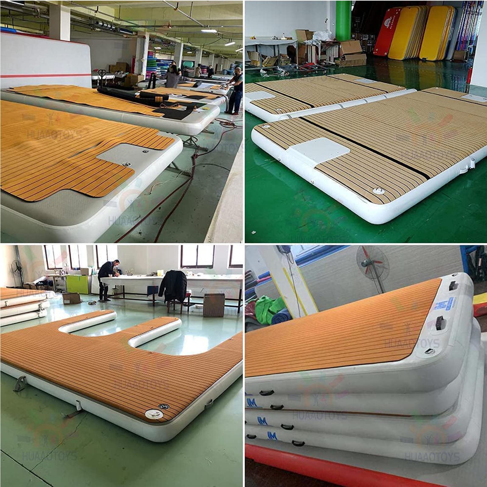 Deluxe Floating MAT RAFT DEFLATED Size 6.2 FTX 28 in Aqua