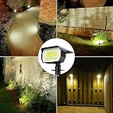 LOTMOS Solar Lamps for Outdoor Garden 3000K Warm White - 5