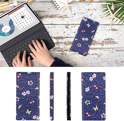 Miniatura 5 de HUA ANGEL Billetera para mujer, ultra delgada y delgada, con bloqueo RFID, tarjetero de crédito, doble embrague, carteras largas, regalo para