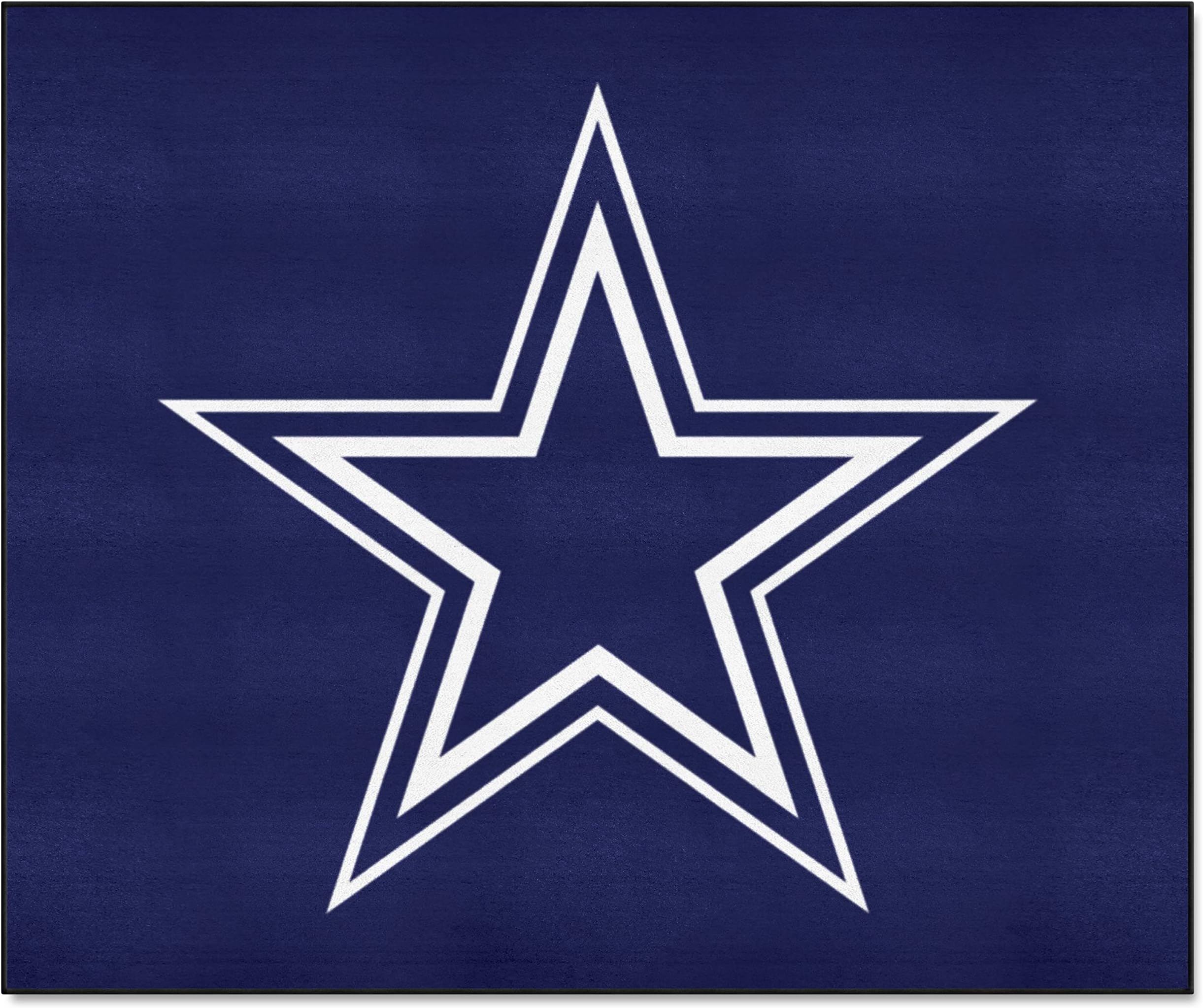 FANMATS Dallas Cowboys 5ft. X 6ft.Rug, 19in. X 30in, Navy