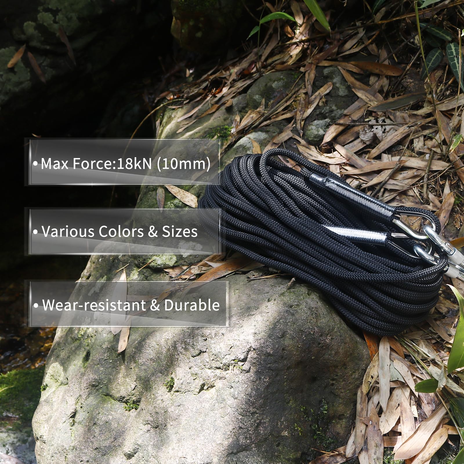 NewDoar 8mm (5/16) Prusik Cord Sewn Eye-to-Eye Pre-Sewn Climbing U NewDoar 8mm (5/16) Prusik Cord Sewn Eye-to-Eye Pre-Sewn Climbing U