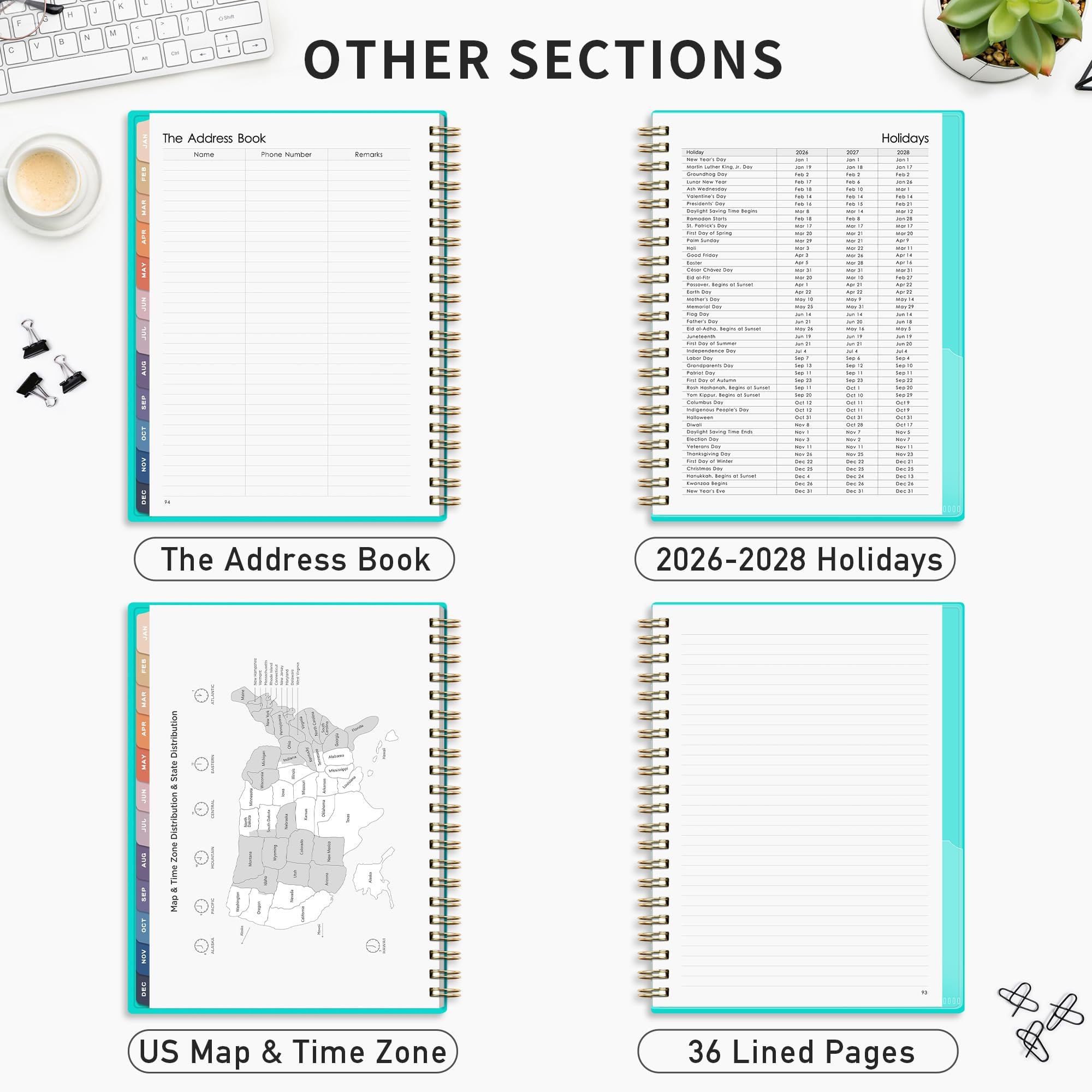 Pocket Calendar 2026-2027, Pocket Monthly Planner Jan 2026 - Dec 2027 For Purse, 6.7" X 3.5" 24 - View #14