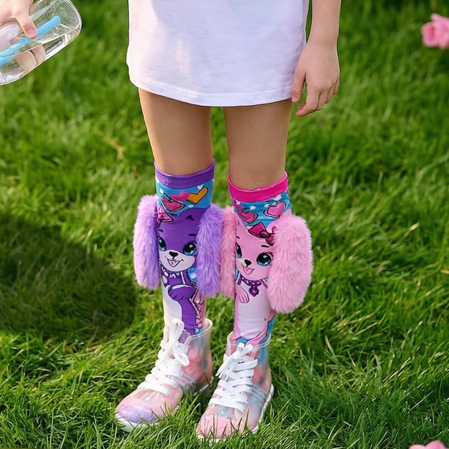 Crazy Socks For Kids Wacky Girls Cute Knee Socks Girl 3D High Tube Fashion Kids - Image 8