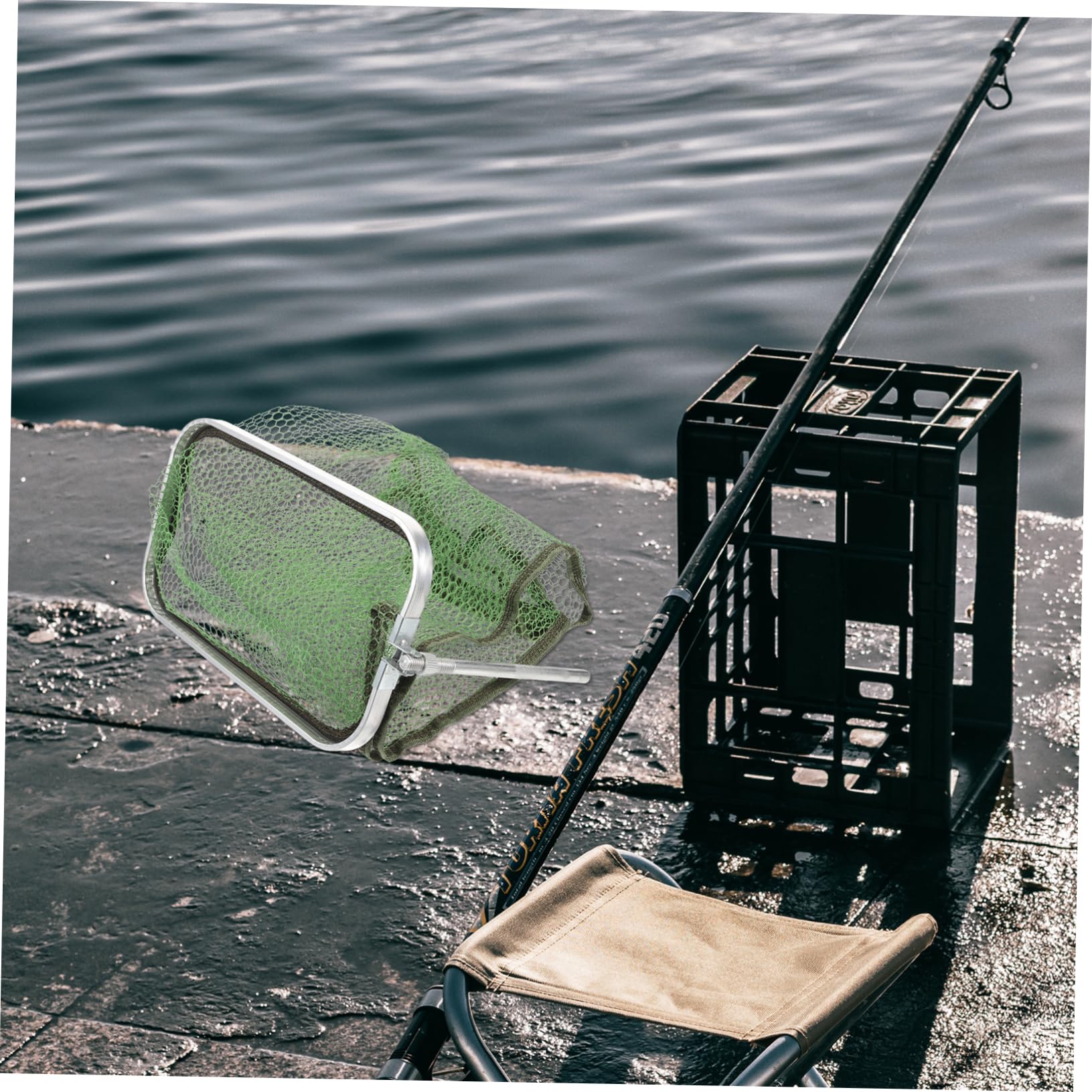 best rubber fly fishing nets Amazon.com : SEASPRO Black + Silver  Fishing Net Fish Landing Net,  Foldable Collapsible Telescopic Pole Handle, Durable Material Mesh  (Polyester Fiber net + Bait) : Sports & Outdoors