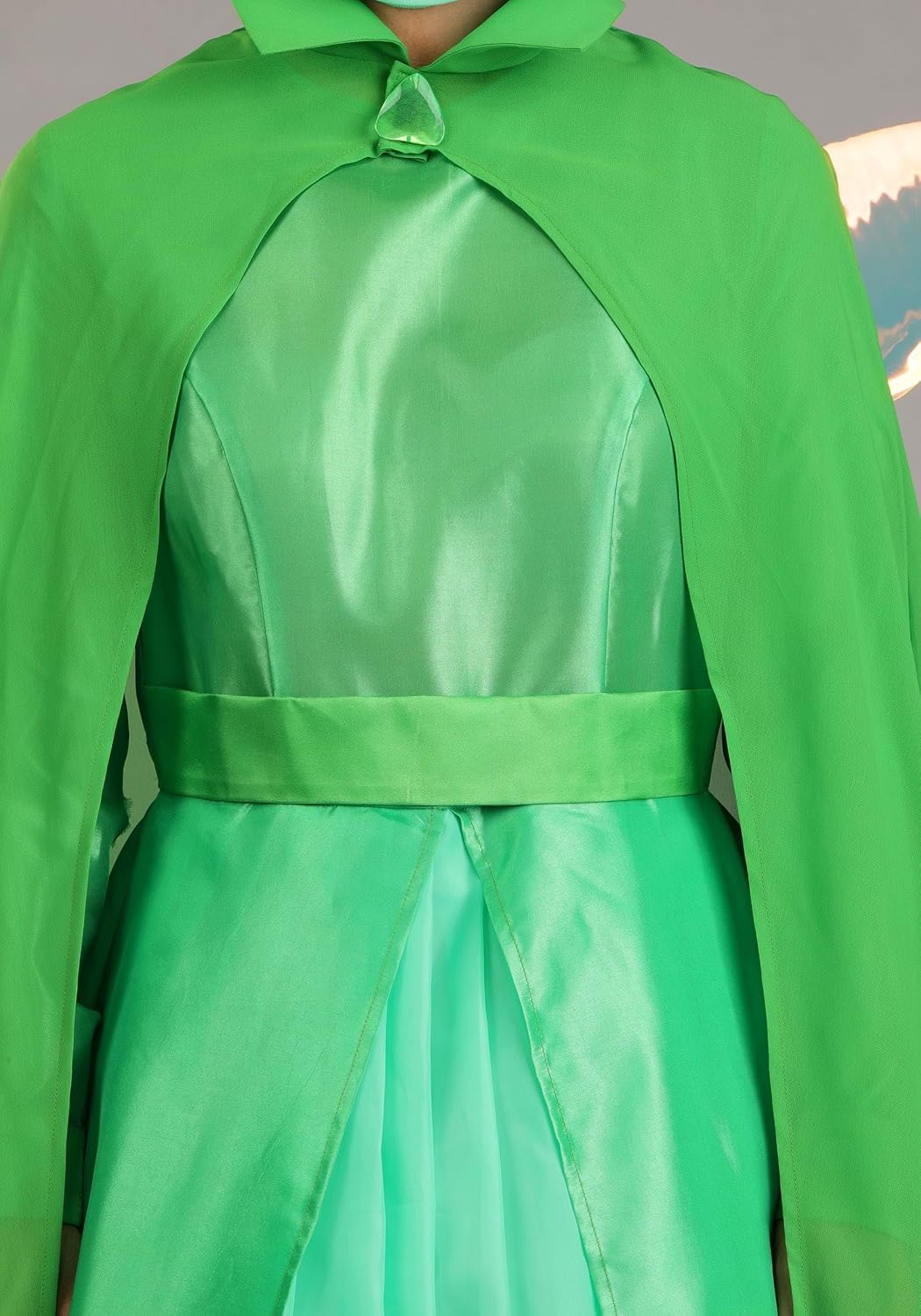 Women's Disney Sleeping Beauty Fauna Costume, Green Fairy Godmother Cosplay Outfit