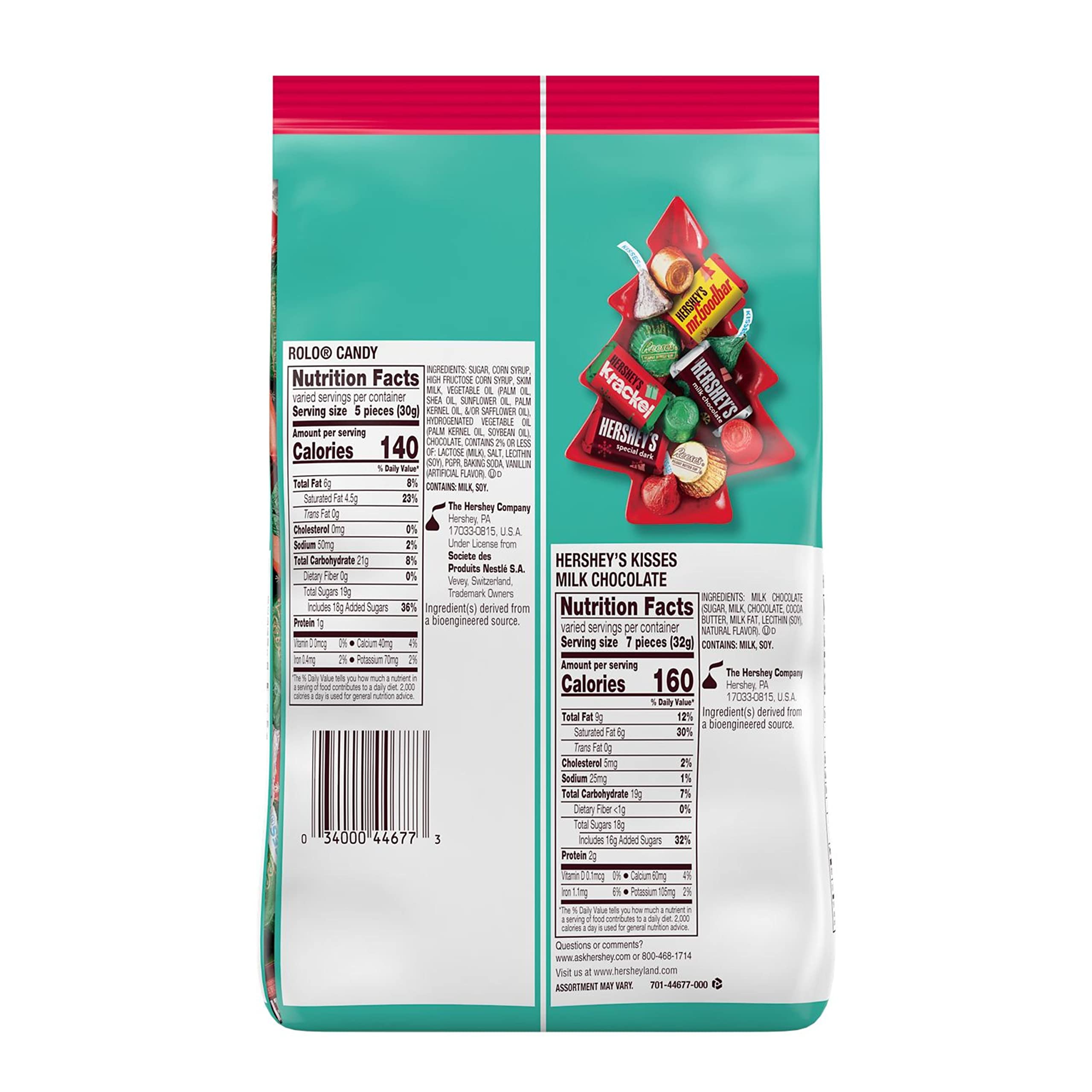 HERSHEY'S, REESE'S and ROLO®, Candy Dish Assortment, Chocolate