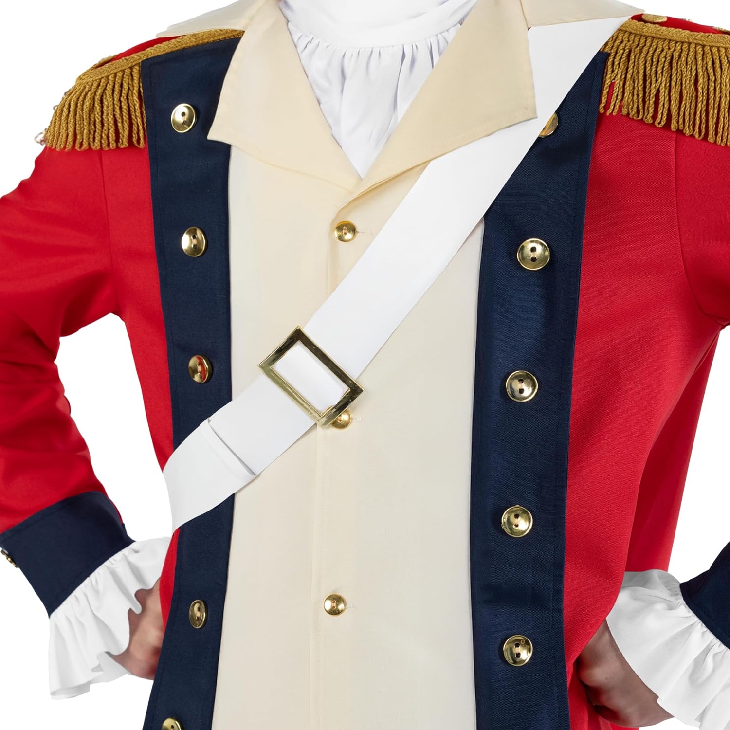 Morph George Washington Costume Adult With Wig, Founding Father Costume, Colonial Costumes Men, Presidents' Day Costumes - Image 5