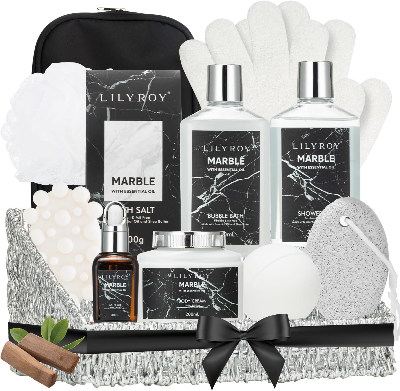 Fathers Day Gifts for Men Dad - 12-Piece Ultimate Bath & Body Gift Set for Women, Spa Gift Basket, Spa Collection with Bath Bomb | Mother's Day, Christmas, Birthday Gifts, All Occasion Holiday Present