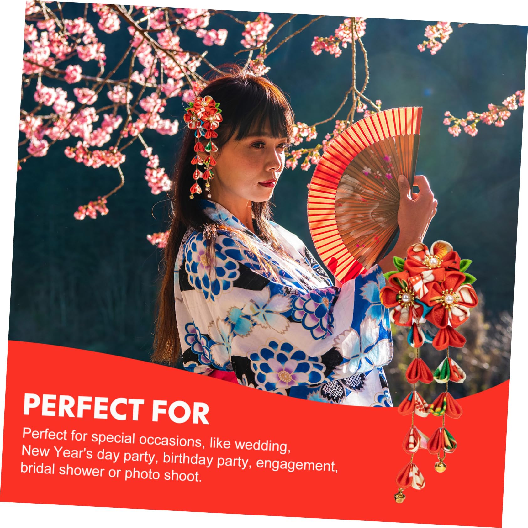 DOITOOL 8stücke Haarschmuck Mit Blumen-fan Haarnadeln Elegante Haarclips Aus Hochwertigem Material Für Frauen Für Hochzeiten Fotoshootings Und Täglichen Gebrauch