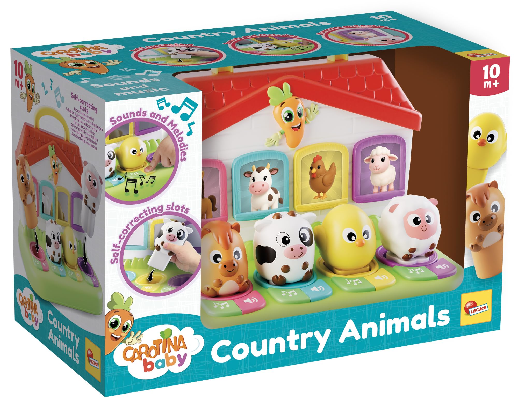 Lisciani Giochi - Carotina Baby Country Animals, 117741