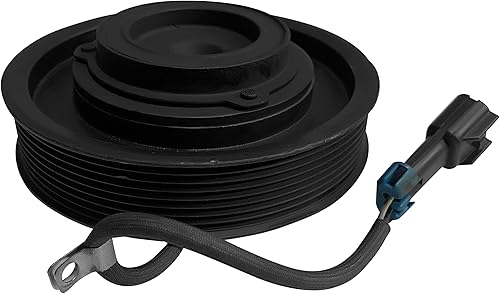 Miniatura 2 de RYC A/C Compressor Clutch AIG372-CL (8 ranuras, polea de 6.1875 pulgadas) Sustituye el embrague para 22-65771-000, 22-65771-001