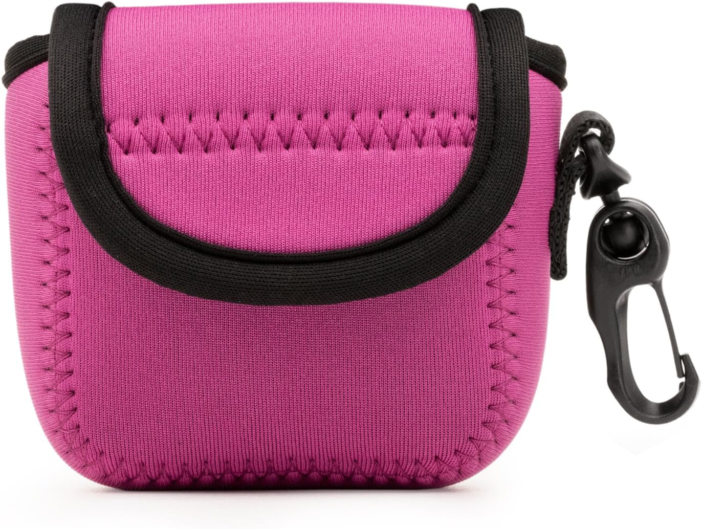 MegaGear MG1315 GoPro Hero 7, Hero 6, Hero 5, Sony DSC-RX0 Ultra Light Neoprene Camera Case, with Carabiner - Pink - Image 4