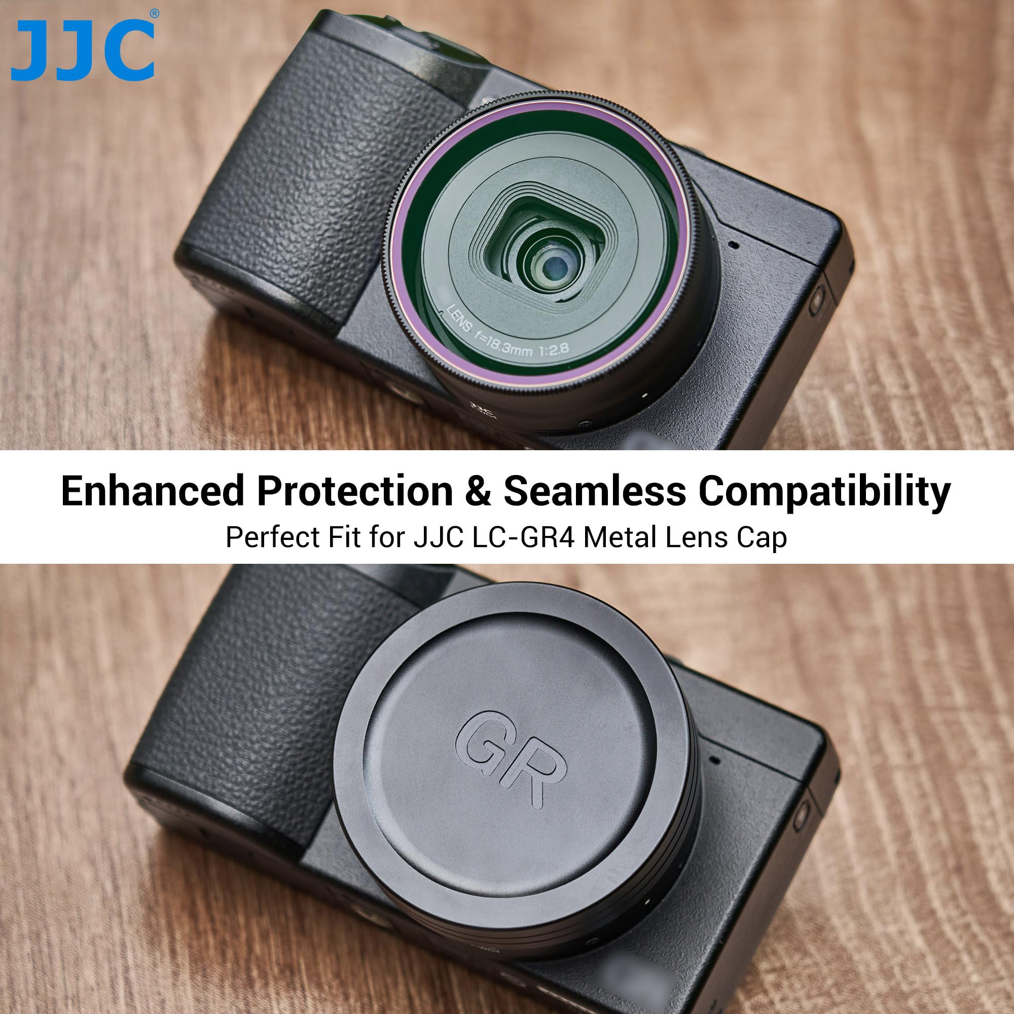 JJC Filtro UV in metallo L39 compatibile con Ricoh GR IV, GR4 HDF, GR IV monocromatico, rivestimento composito a 31 strati (AR + L39 + impermeabile), 99,5% di trasmissione luminosa, anti-polvere e