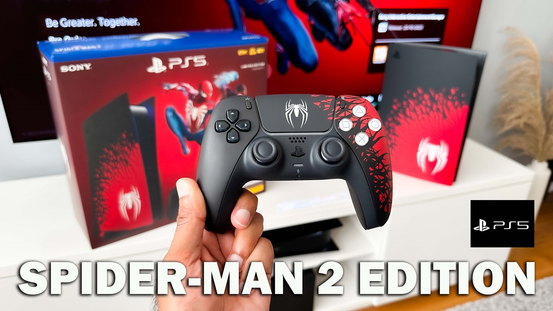 Watch PS5 Spiderman 2 Console Unboxing and Review on Amazon Live