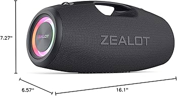 ZEALOT 120W ワイヤレススピーカー ZEALOT ZE01 120W Wireless Speaker With Carry Handle,EQ Mode, RGB