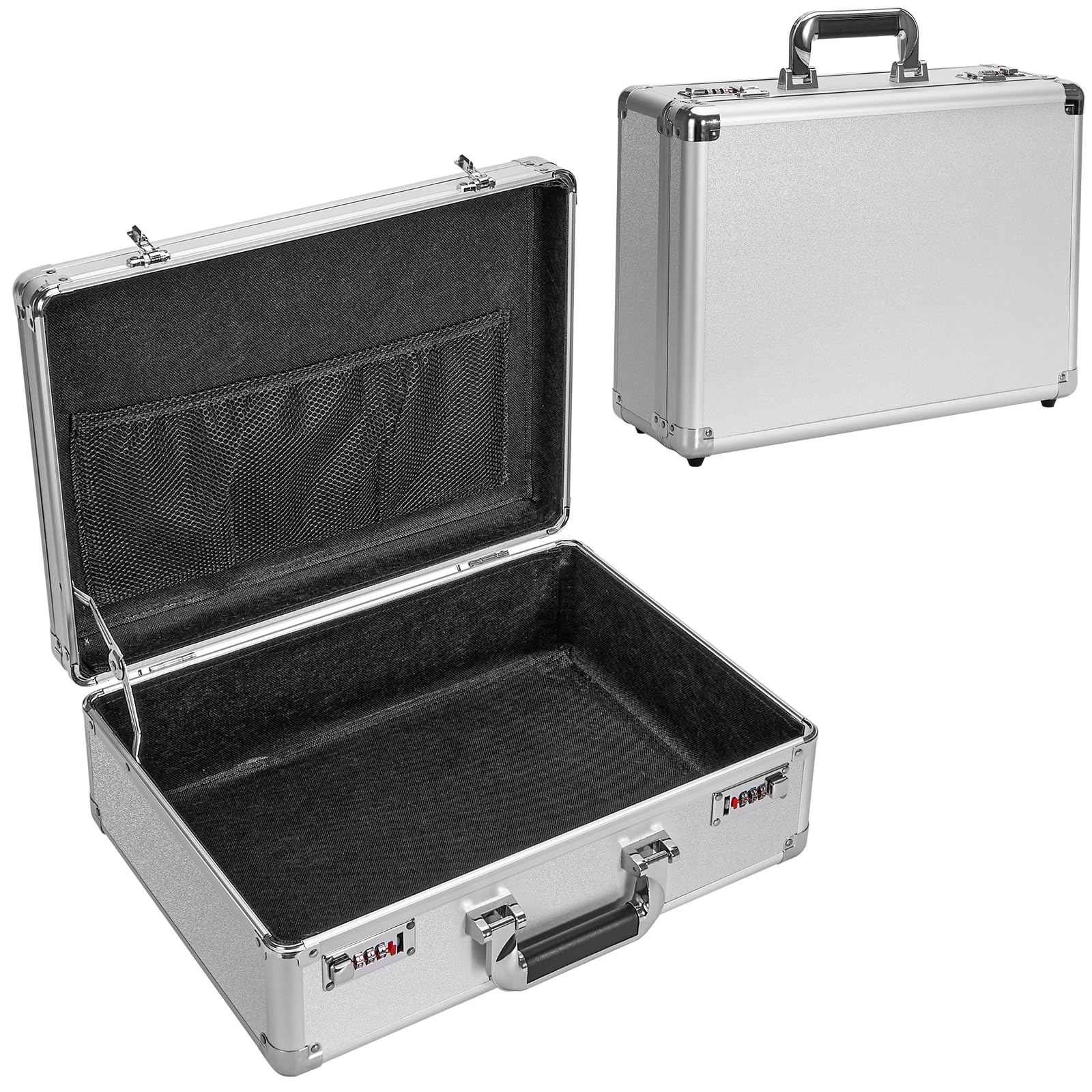 Metal File Box with Dual Combination Locks