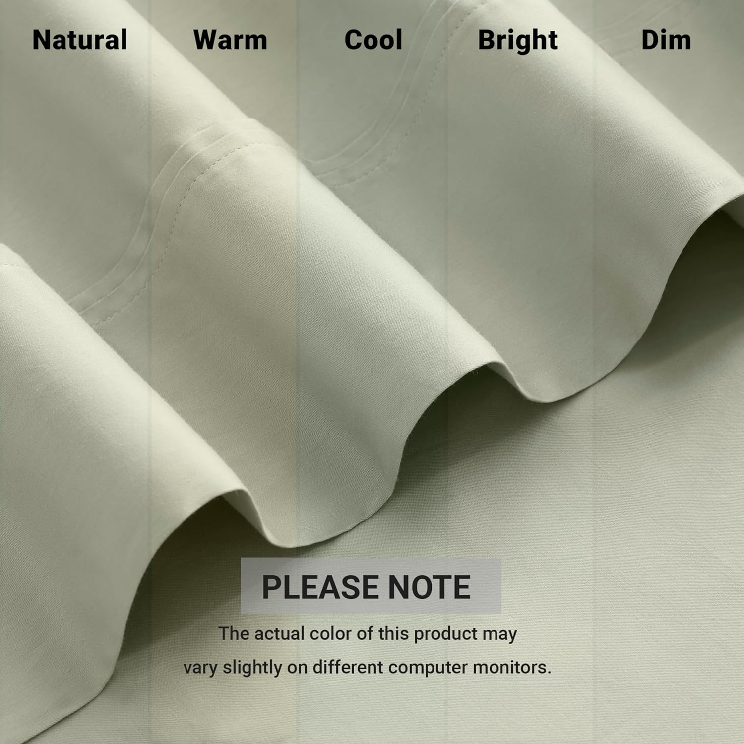 Harbor House Luxury 100% Egyptian Cotton Sheet Set, 400 Thread Count Sateen Weave, Soft & Breathable Bed Sheets with Deep Pocket, 4-Piece King Bedding Set, Sage - Image 24