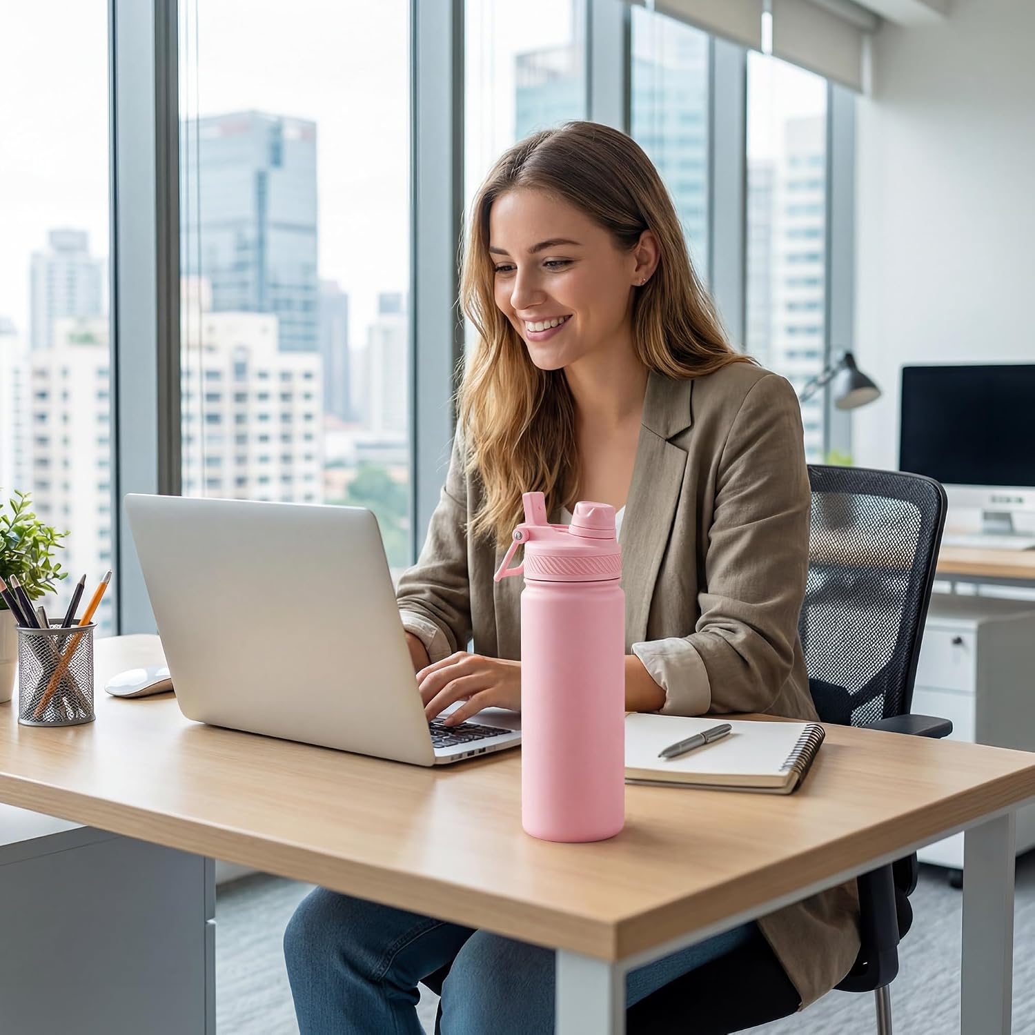 Fijinhom 18 Oz Insulated Water Bottle