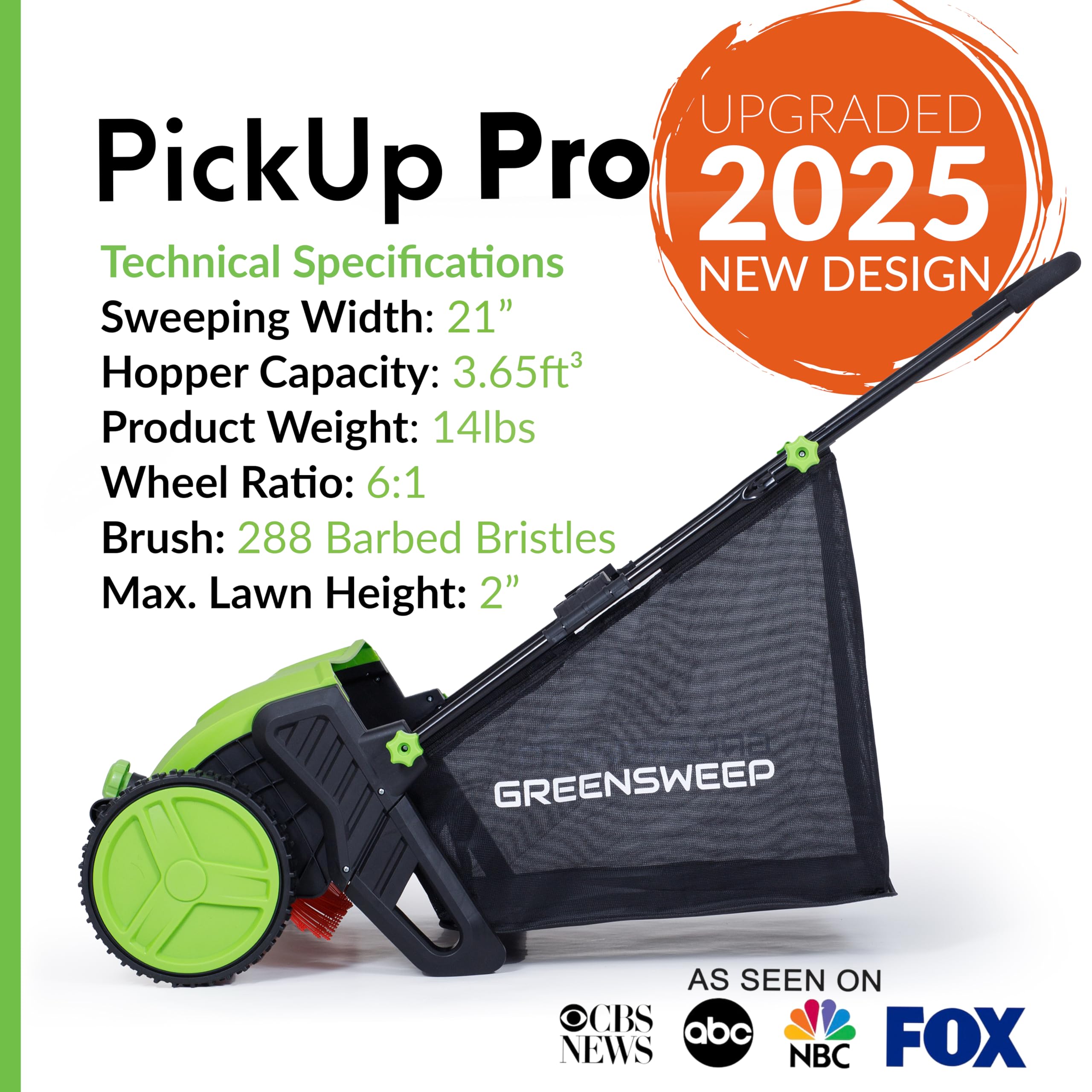 GreenSweep Pickup Pro V2 – Powerful Lawn Sweeper -6 GreenSweep Pickup Pro V2 – Powerful Lawn Sweeper -6