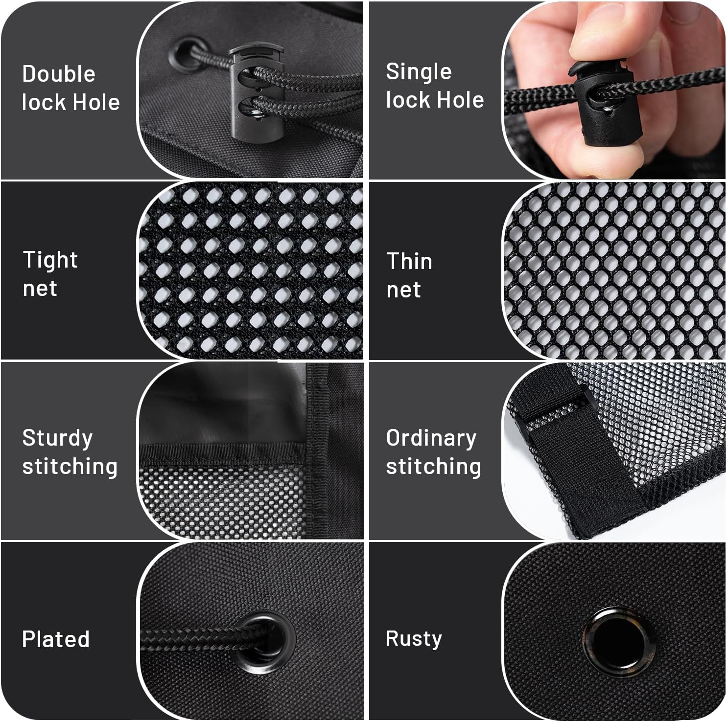 OrgaWise XXL Soccer Ball Bags for Coaches | 600D Oxford Cloth | SBS Zippers | Card Holder | Night Reflective Strips | Plated Holes | Chest Strap | Carry Handle