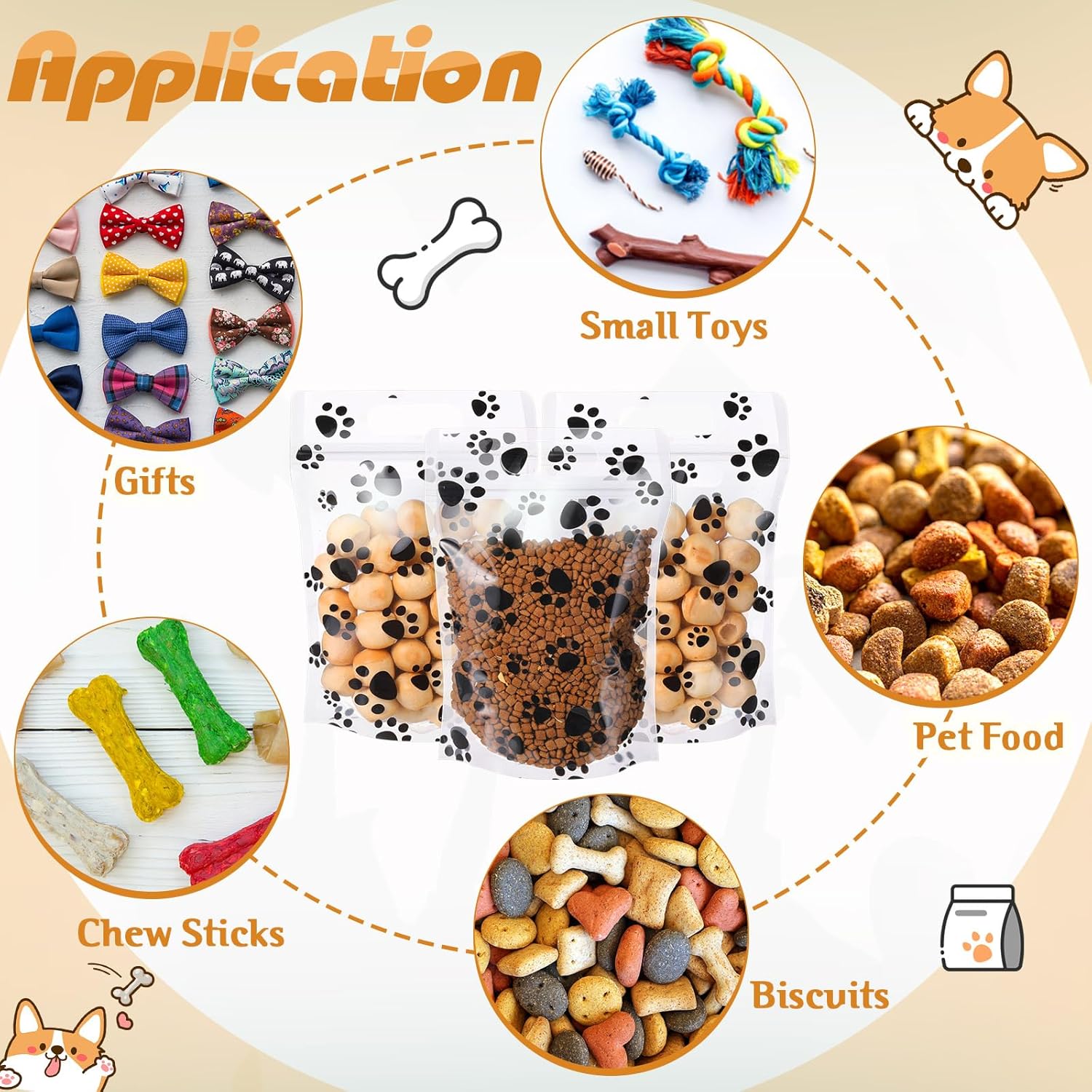 Paw-sitively Perfect: Frienda Dog Party Favor Bags for Tail-Wagging Celebrations!