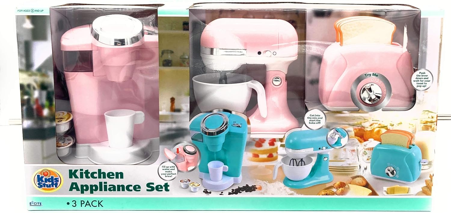 Kids Stuff Kitchen Appliance Set 3 Pack
