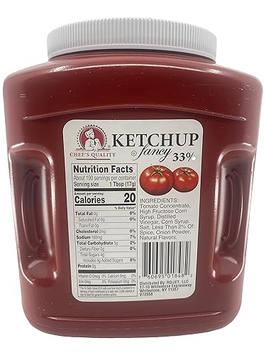 Miniatura 2 de Chef's Quality Fancy Ketchup 33% - Jarra de 114 oz