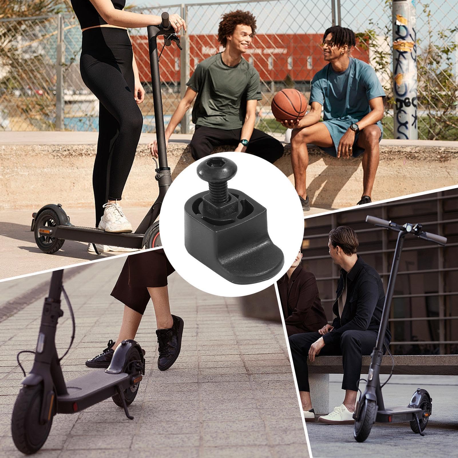 Soporte De Gancho Para Guardabarros Trasero De Fijación Para Scooter Eléctrico Conector Resistente Componente De Rueda Trasera