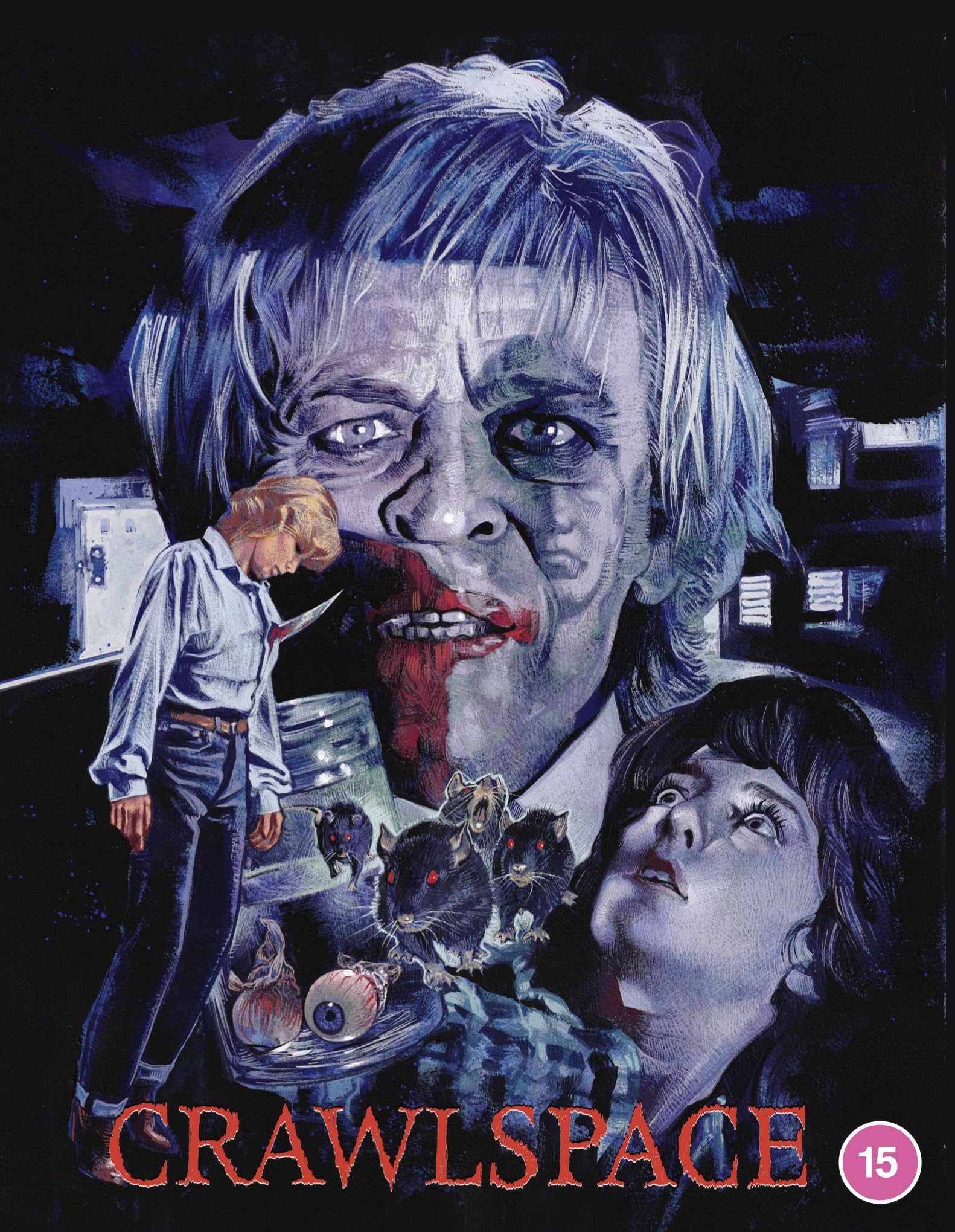 CRAWLSPACE * LIMITED EDITION BLU-RAY * 3000 ONLY! * BN & SEALED * 88 FILMS