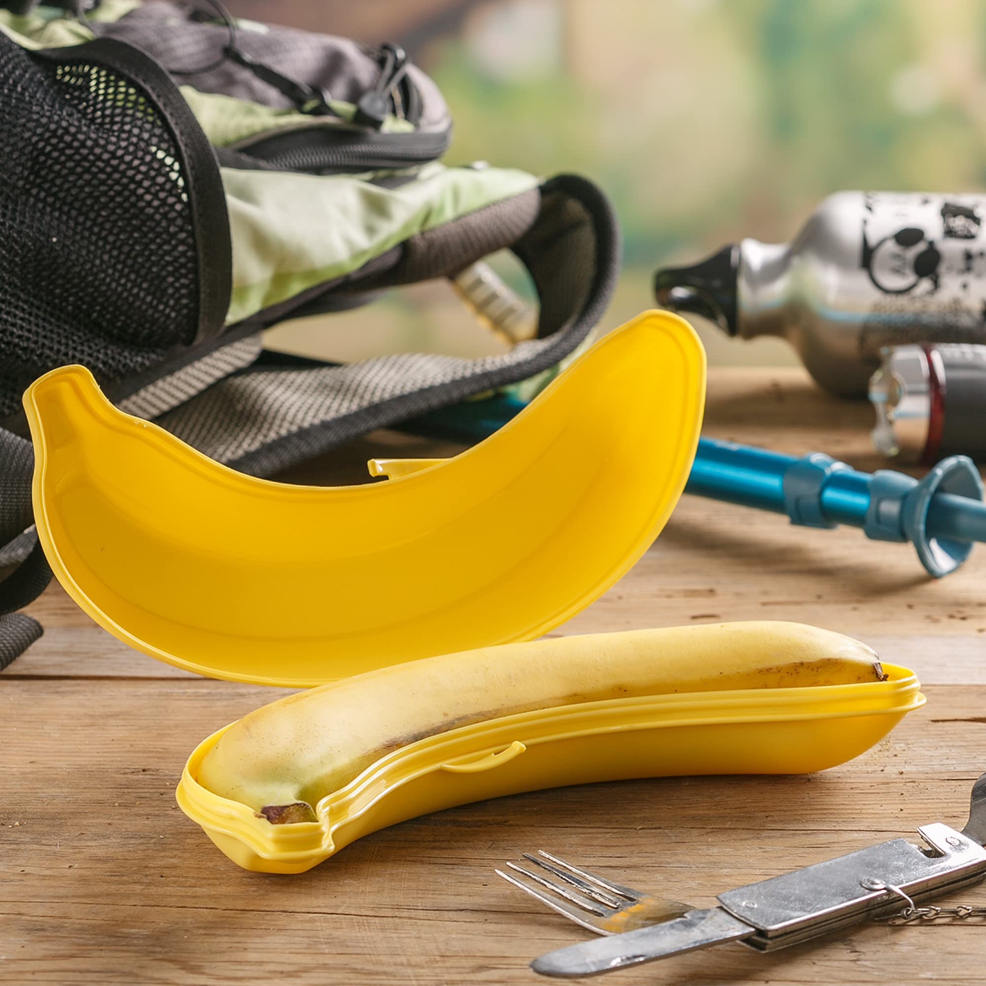 Amazon.com: Crystalia Banana Case 23 cm, 2 Packs, Reusable Premium