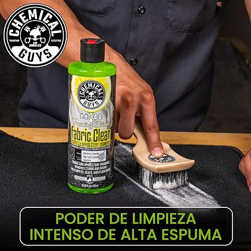 Miniatura 8 de Chemical Guys Limpiador de Tela Espumoso con Cítricos, Limpiador de Alfombras y Tapicería - Limpiador de Alfombras de Automóvil para Asientos