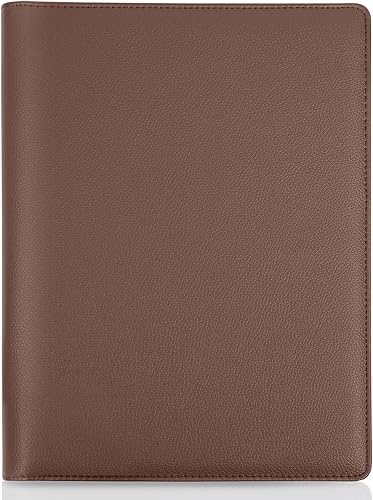 Miniatura 3 de Vetemeas Padfolio - Carpeta de portafolio, 15.9 pulgadas, color marrón, para entrevistas profesionales de negocios, hombres y mujeres, organizador