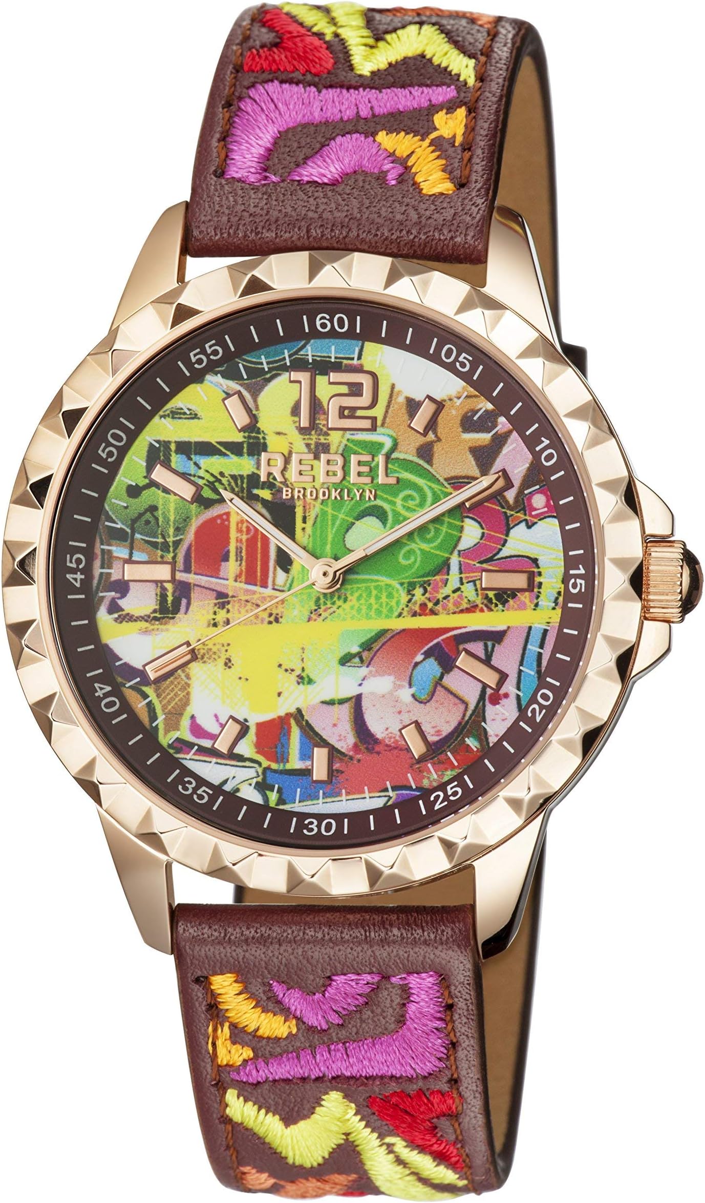Brooklyn Dumbo Women's Quartz Leather Strap Watch