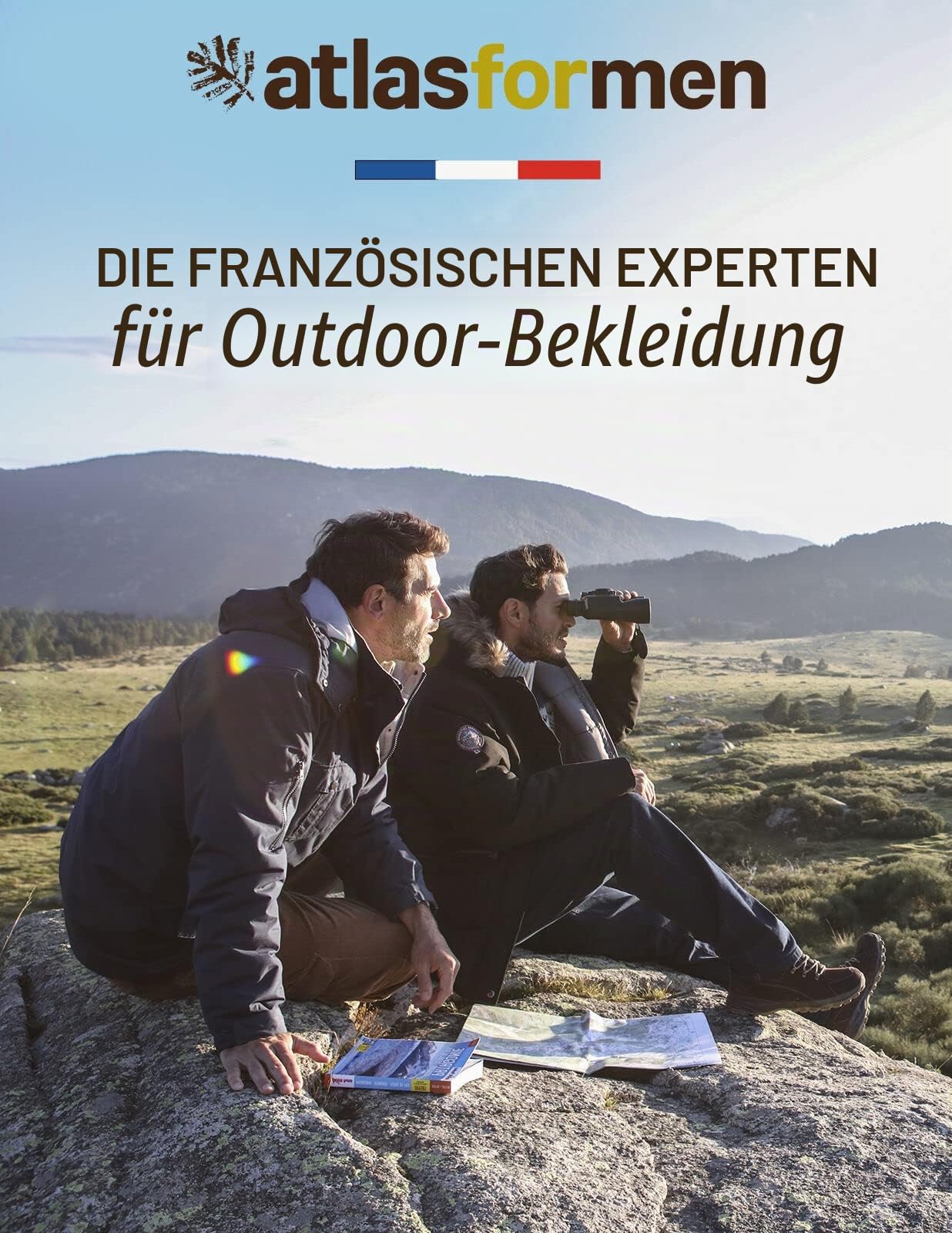 ATLAS FOR MEN - 5er-Pack Langarmshirts - In großen Größen erhältlich