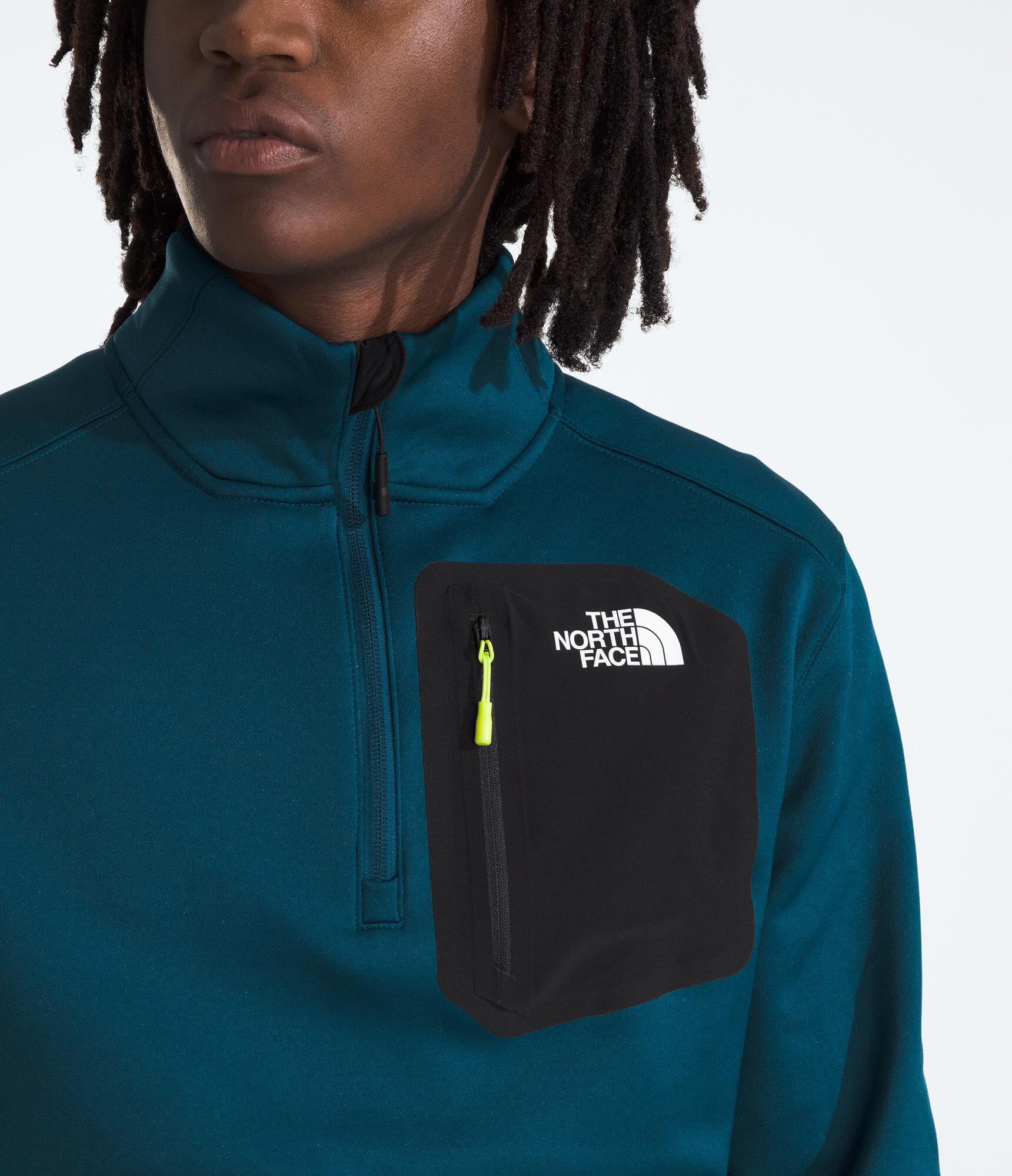 Amazon.com: THE NORTH FACE Men's Crest 1/4 Zip, Midnight Petrol