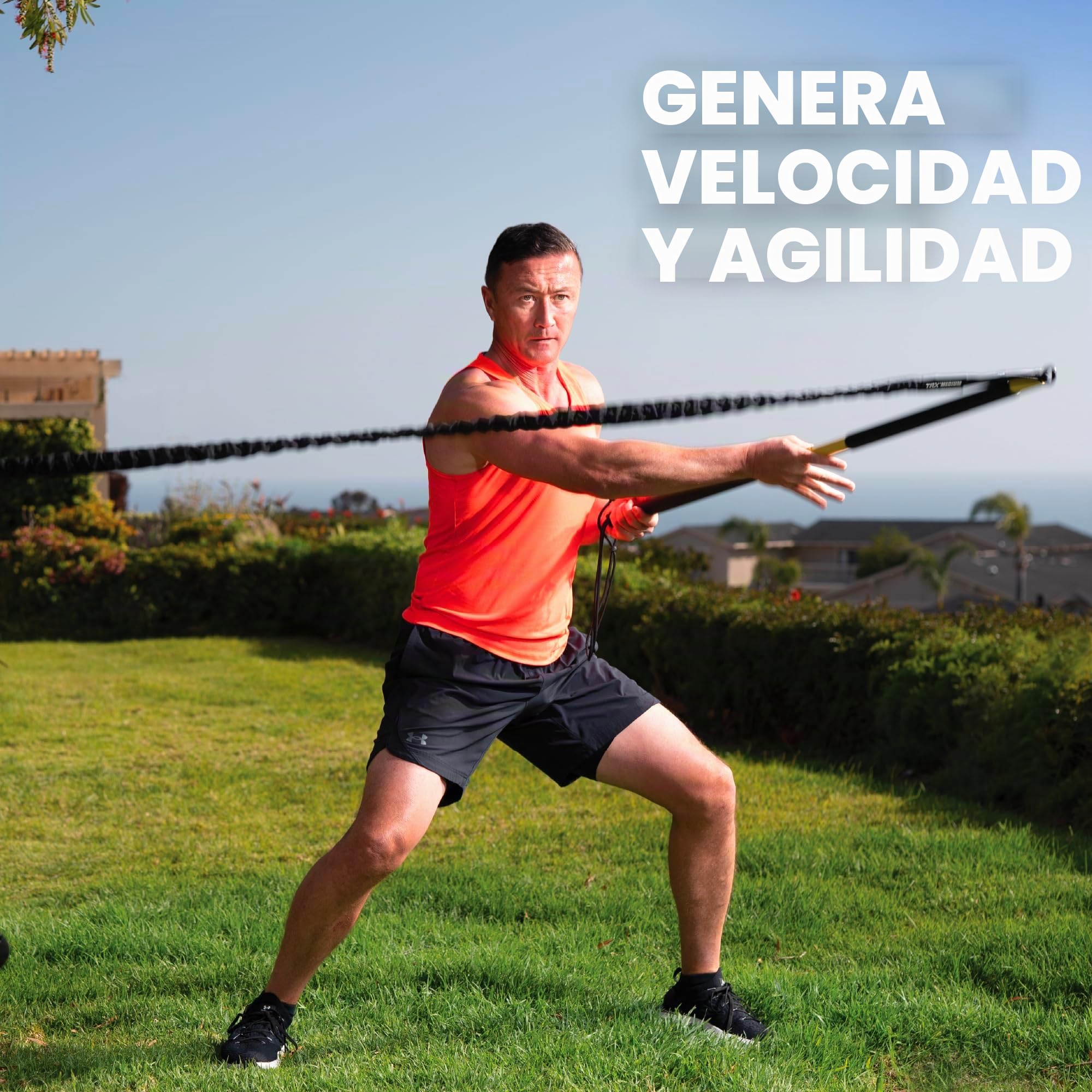 TRX Entrenamiento Sistema de Entrenamiento Rip, SOGA de Alta Resistencia, para un Intenso desafío con el Que trabajarás Todo el Cuerpo