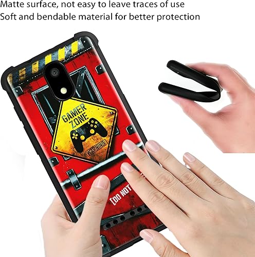 Miniatura 3 de jioeuinly Unimax UMX U696CL - Funda compatible con UMX U696CL y protector de pantalla de TPU suave JGP