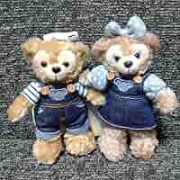 【タグ付き】ダッフィー ジェラトーニ ぬいぐるみバッジ 2016 限定 デニム タグ付き】ダッフィー ジェラトーニ ぬいぐるみバッジ 2016 限定