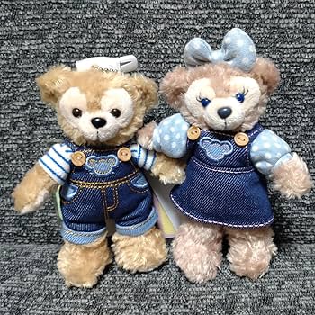 スプリングインブルーム シェリーメイ　デニムジャンスカ ぬいぐるみバッジ 東京ディズニーシー「スプリング・イン・ブルーム」新グッズ約35