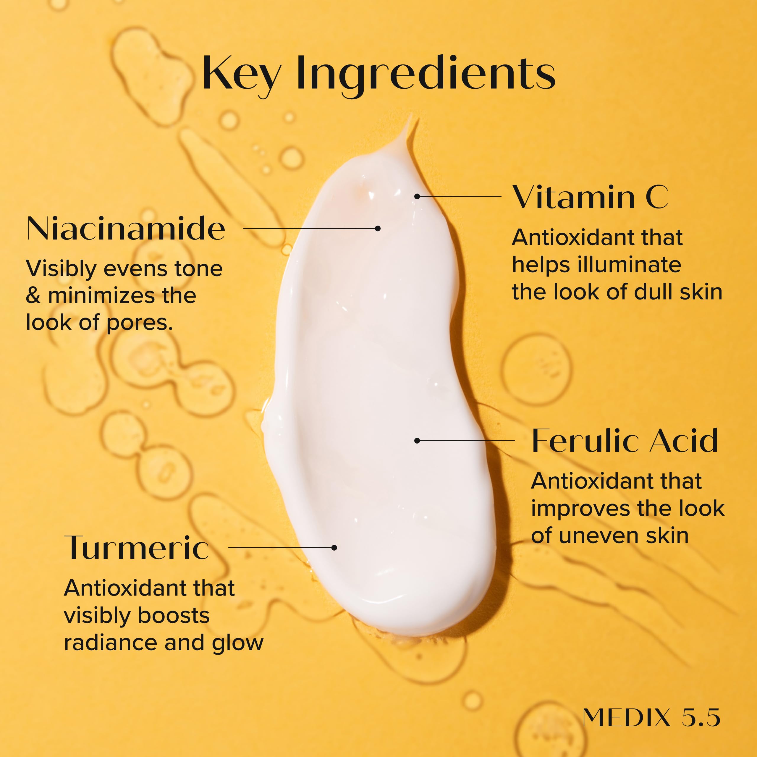 Medix 5.5 - Retinol-Körpercreme + Vitamin C Lotion, Anti-Falten, schlaffe und faltige Haut, Vitamin C Creme