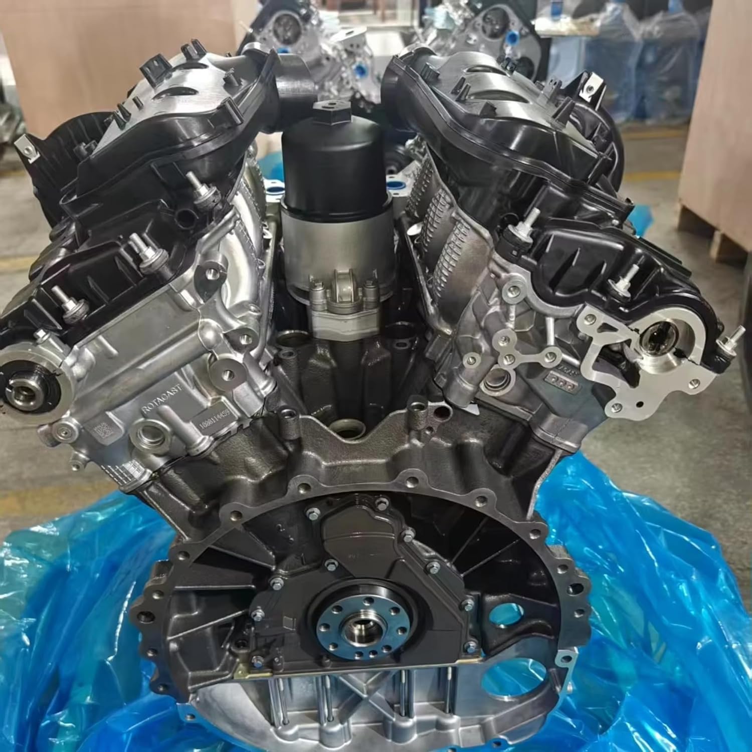 3.0T TDV6 Diesel Engine Assembly Replacement – 306DT V6 Long Block Motor for Land Rover Discovery 4, High Torque Diesel Engine