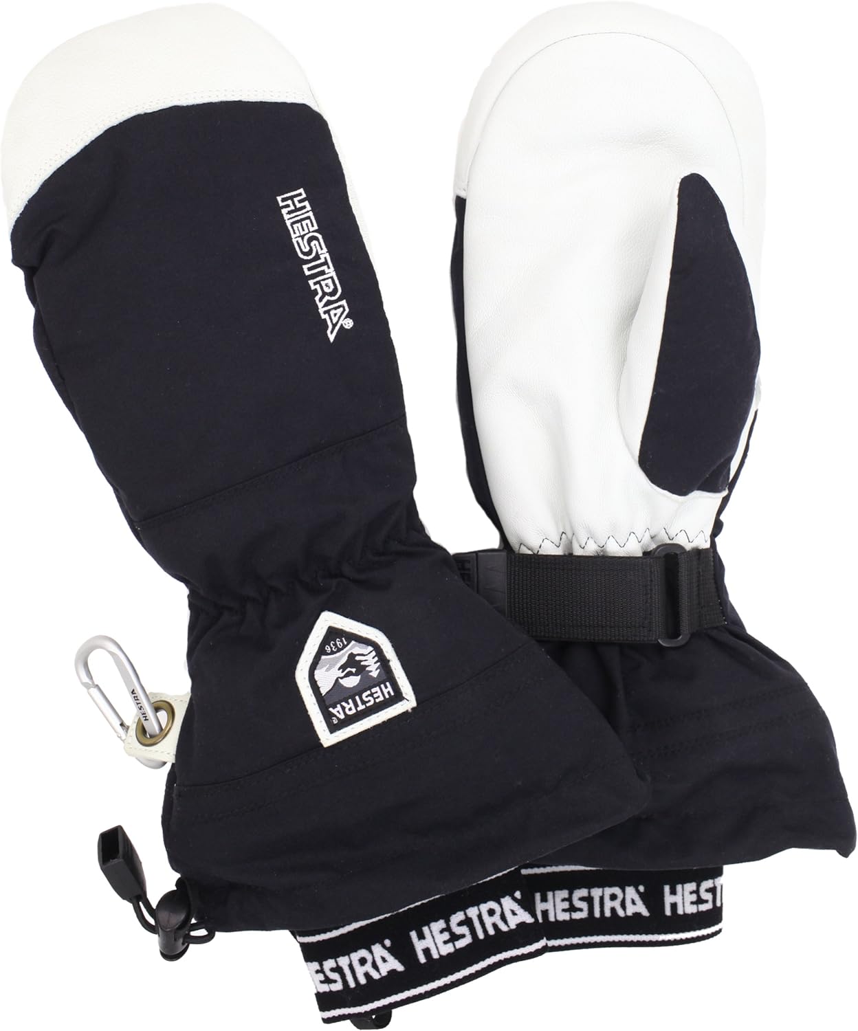 Hestra Mens Heli Mitt, Black, 7