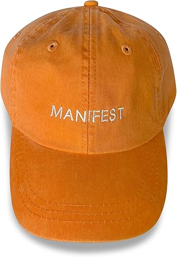 Miniatura 4 de Manifesto, Espiritual, Good Vibes, Lucky Girl Síndrome Bordado Unstructured Dad Hat Gorra de béisbol