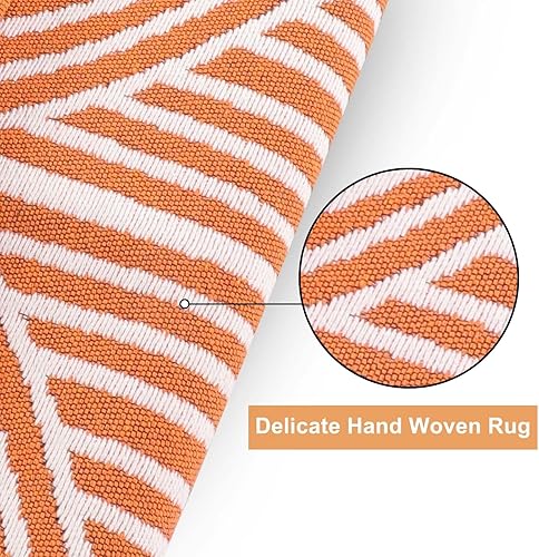 Miniatura 12 de Tiffasea Tapetes para puerta de interior, alfombra de área pequeña lavable beige de 2 x 3 pies, tapete reversible para puerta delantera, alfombra