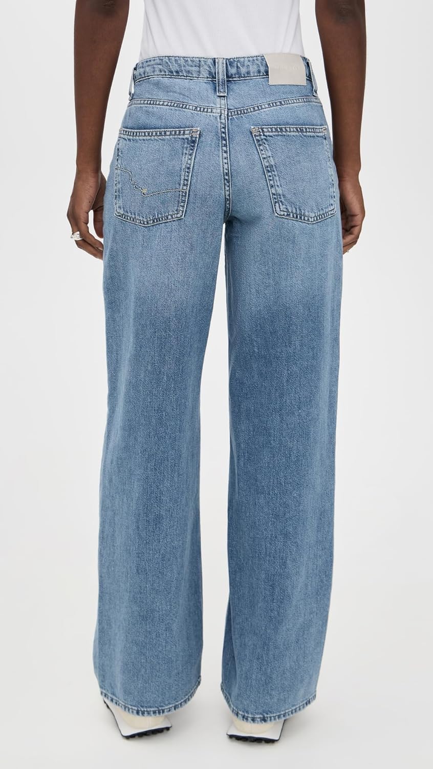 Free People Womens Nia Boyfriend Jeans - Image 4